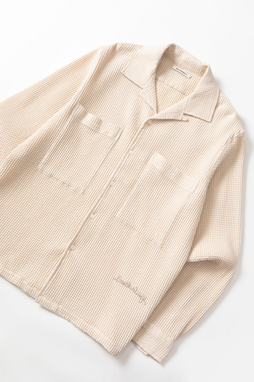 Brotherwolf - Buckley Long Sleeve Shirt - Cream