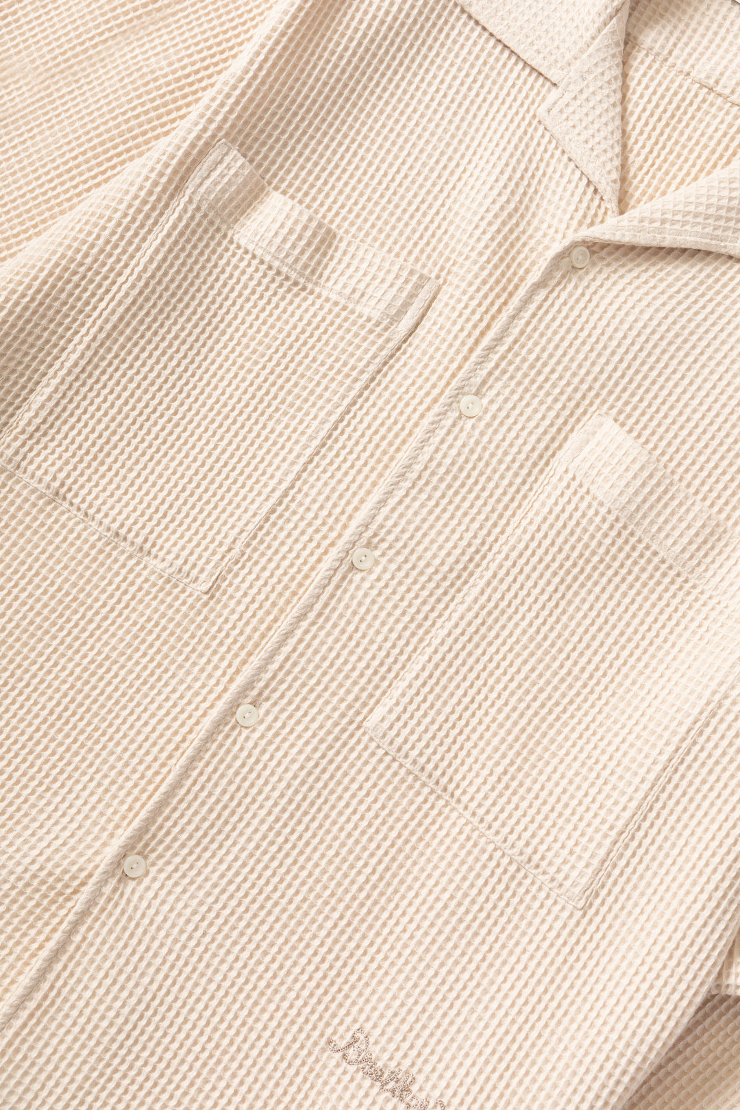 Brotherwolf - Buckley Long Sleeve Shirt - Cream