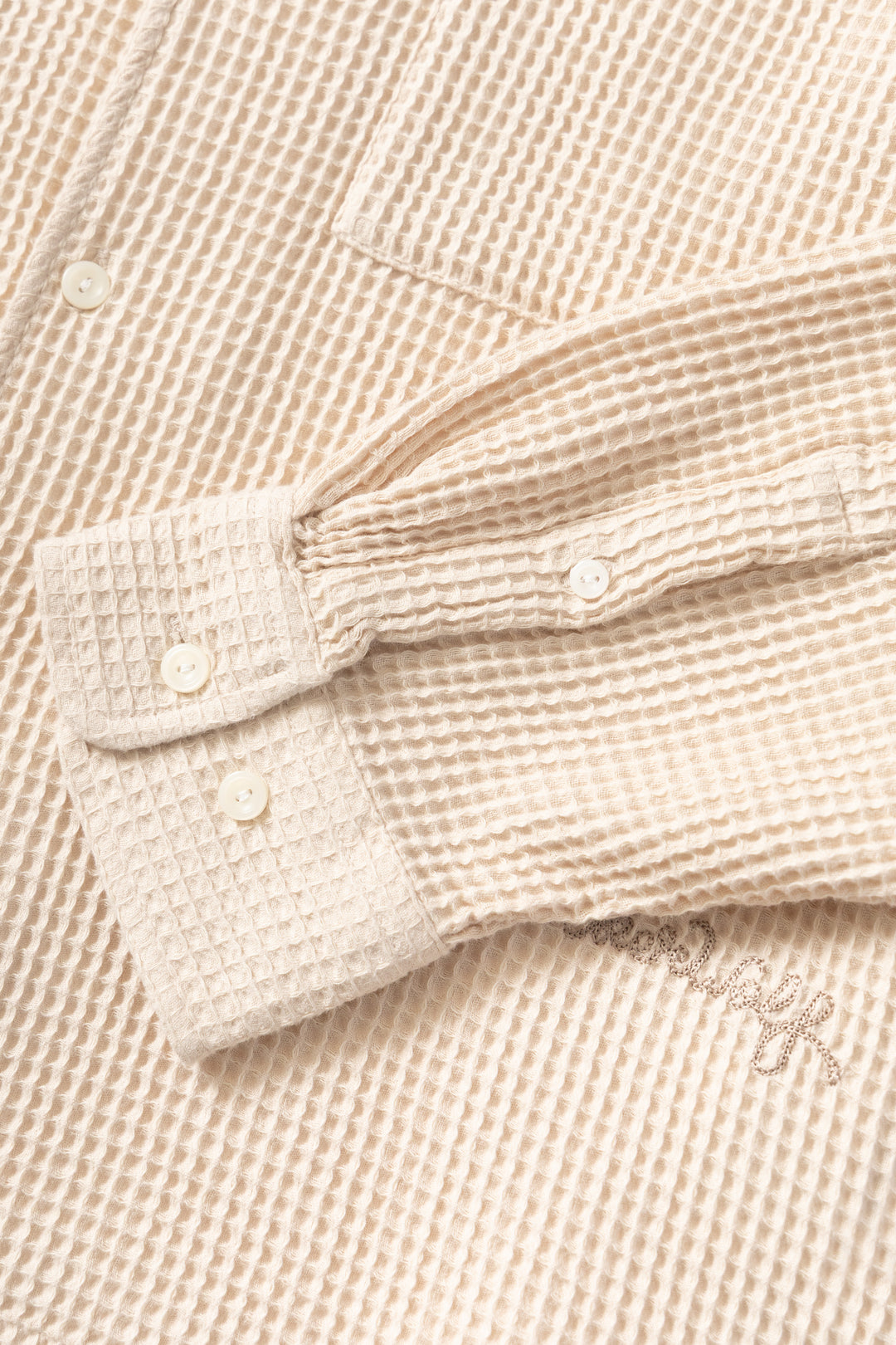Brotherwolf - Buckley Long Sleeve Shirt - Cream