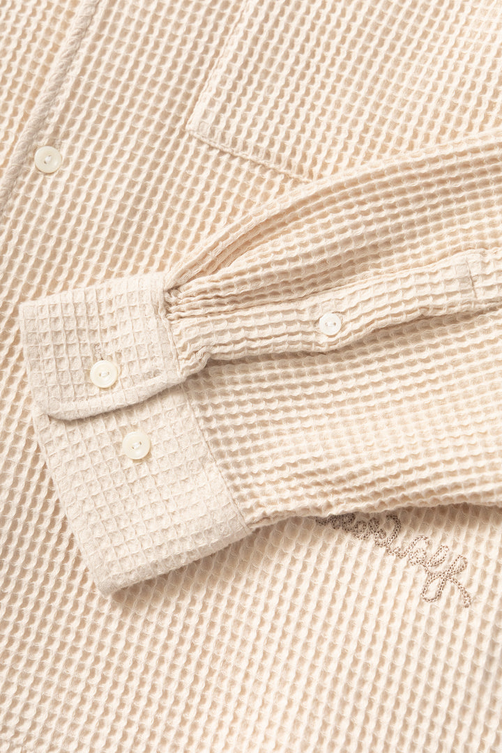 Brotherwolf - Buckley Long Sleeve Shirt - Cream