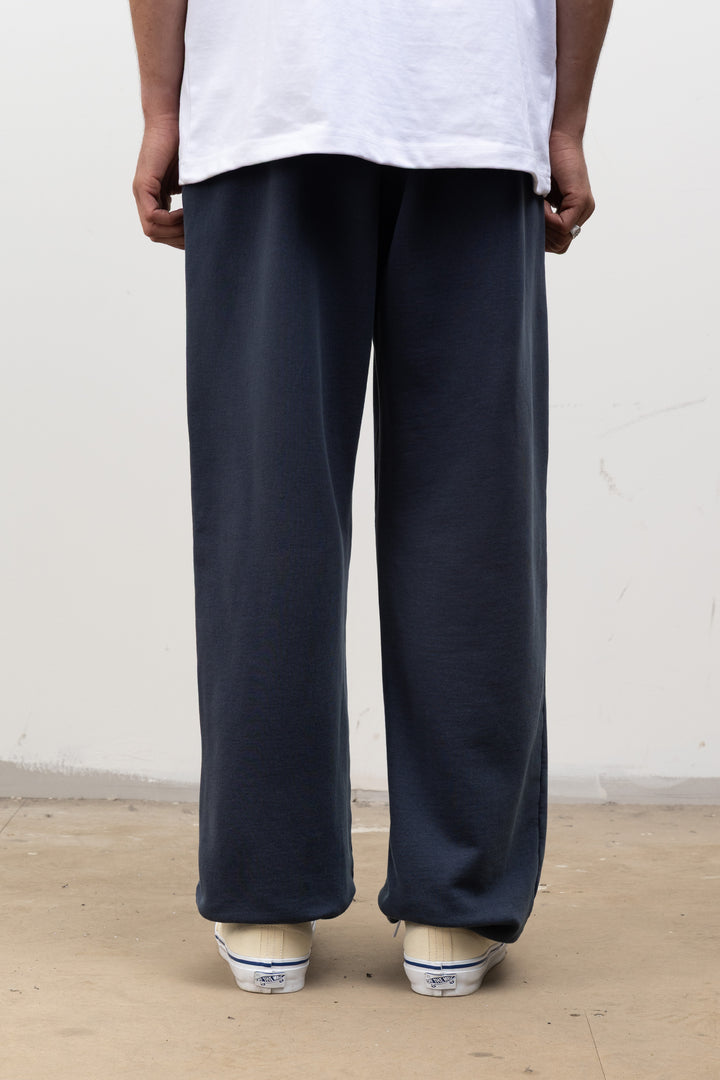 Blacksmith - Washed Wide Jogger - Navy