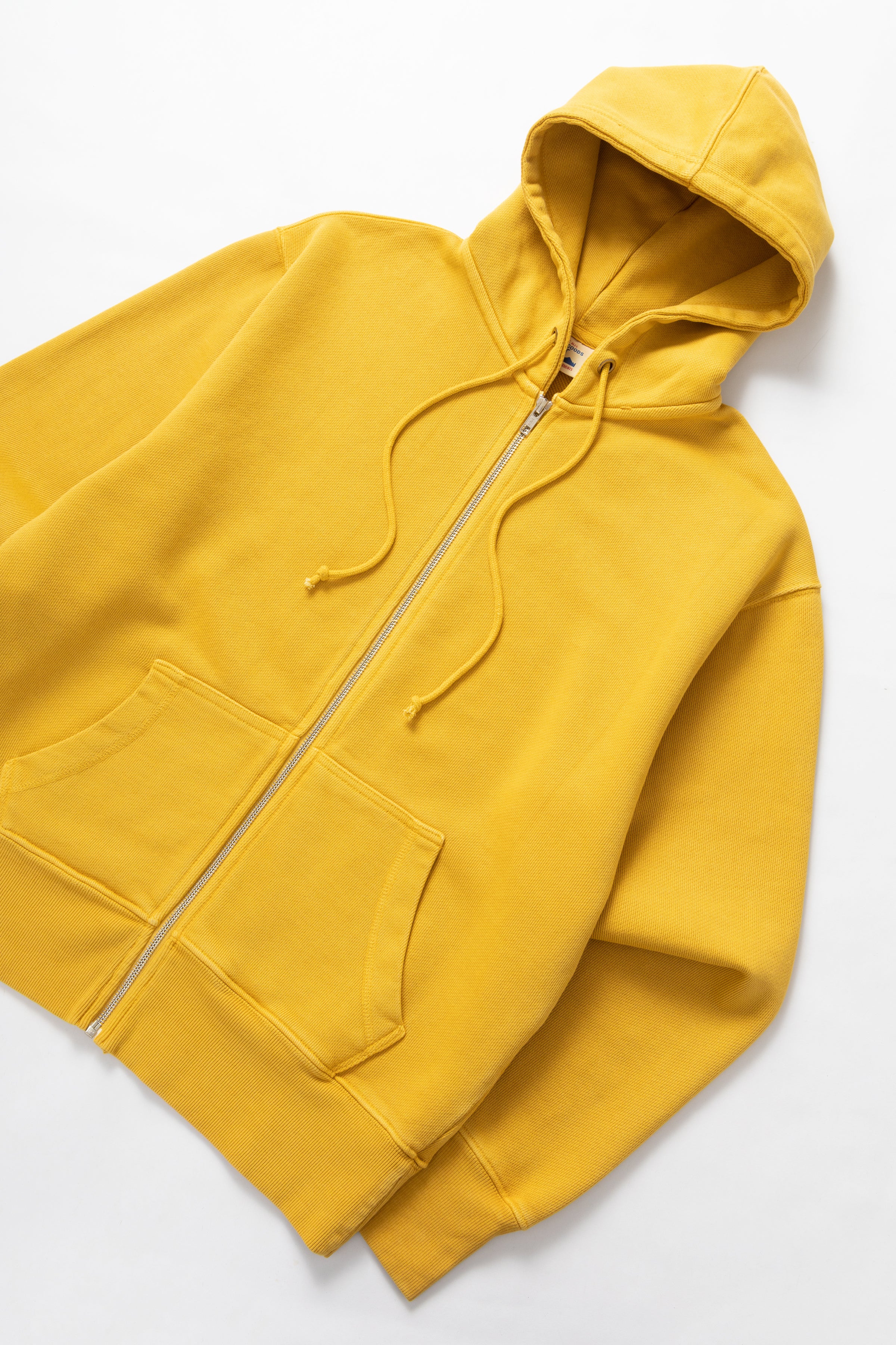 トップス bott OG Logo Zip Hoodie - Yellow Power Goods - Loopback Zip Hoodie - Sunflower – Blacksmith Store
