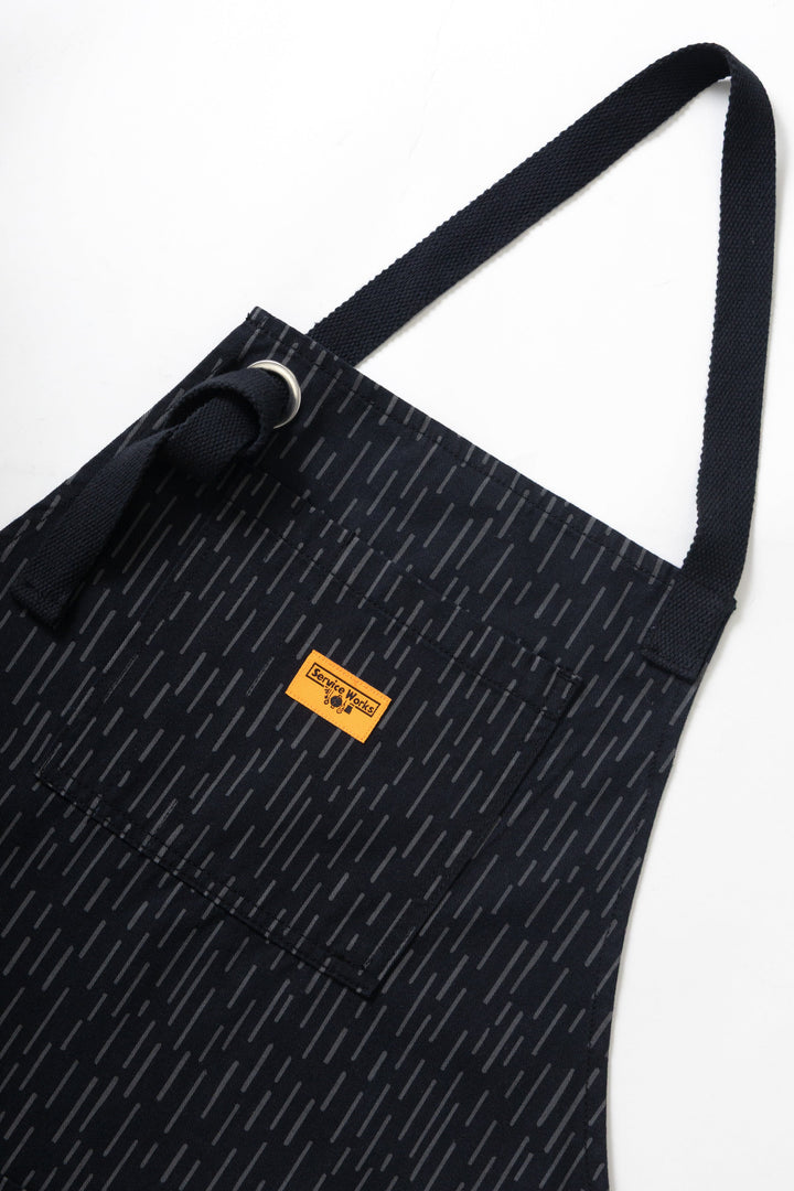 Service Works - Patterned Apron - Raindrop Mono