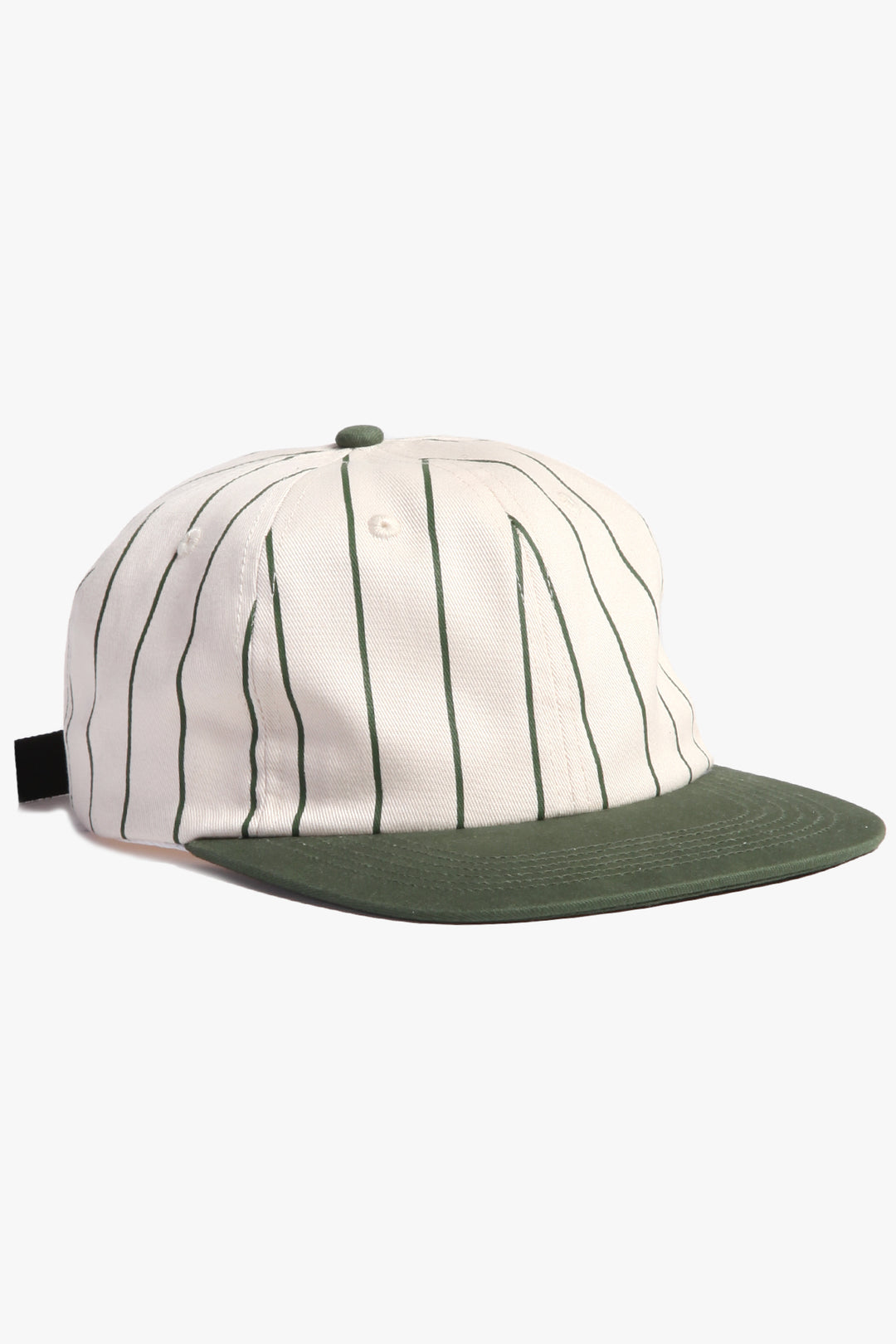 Power Goods - Perfect 6 Panel Cap - Striped Green