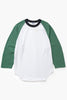 Walla Walla Sport - 3-Tone Baseball Tee - Grass/Black