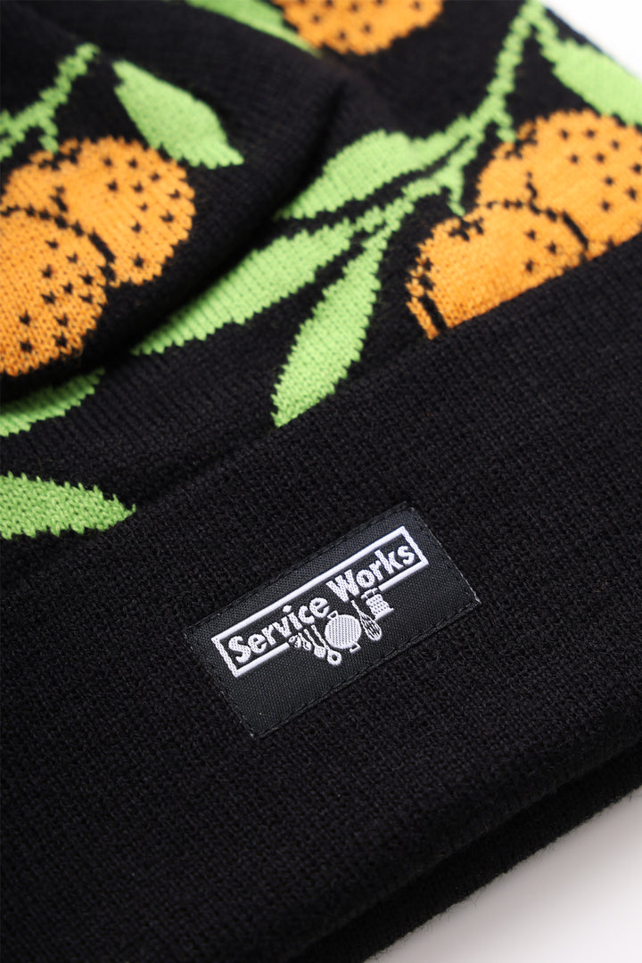 Service Works - Clementine Jacquard Beanie - Black