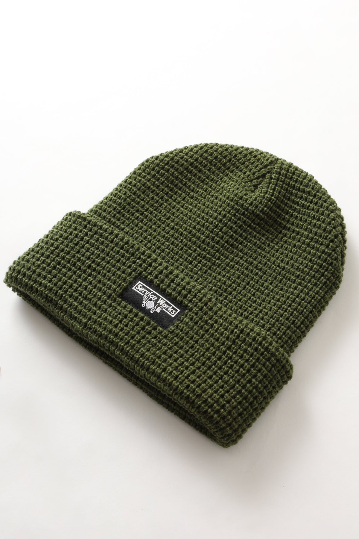 Service Works - Waffle Logo Beanie - Olive – Blacksmith Store