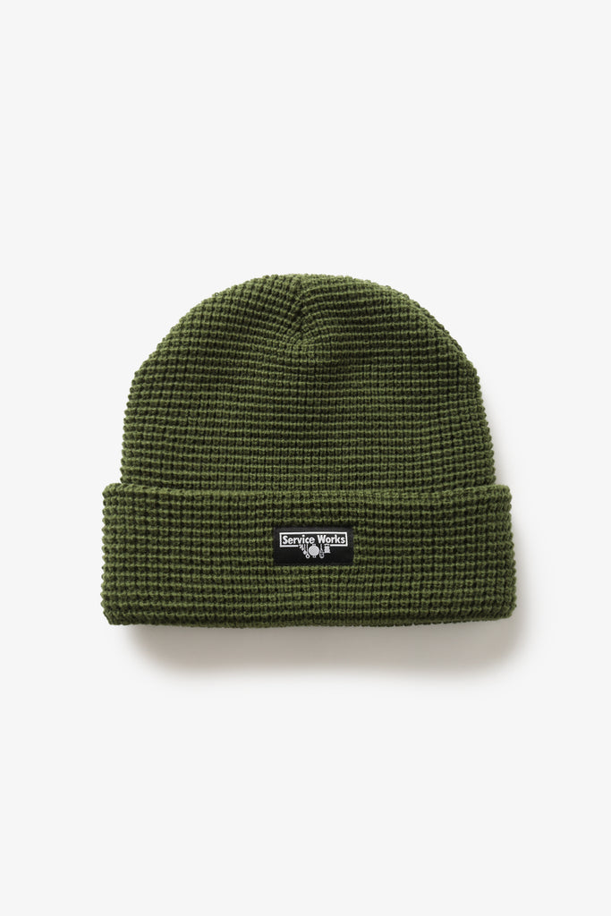 Service Works - Waffle Logo Beanie - Olive – Blacksmith Store