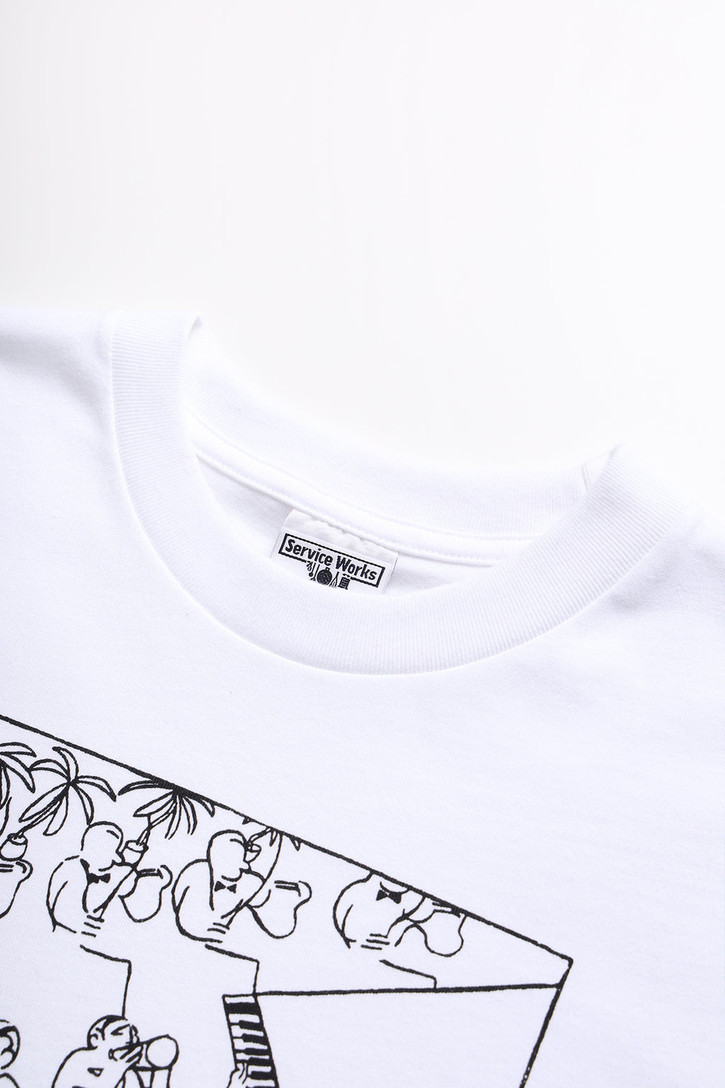Service Works - Bebop Tee - White