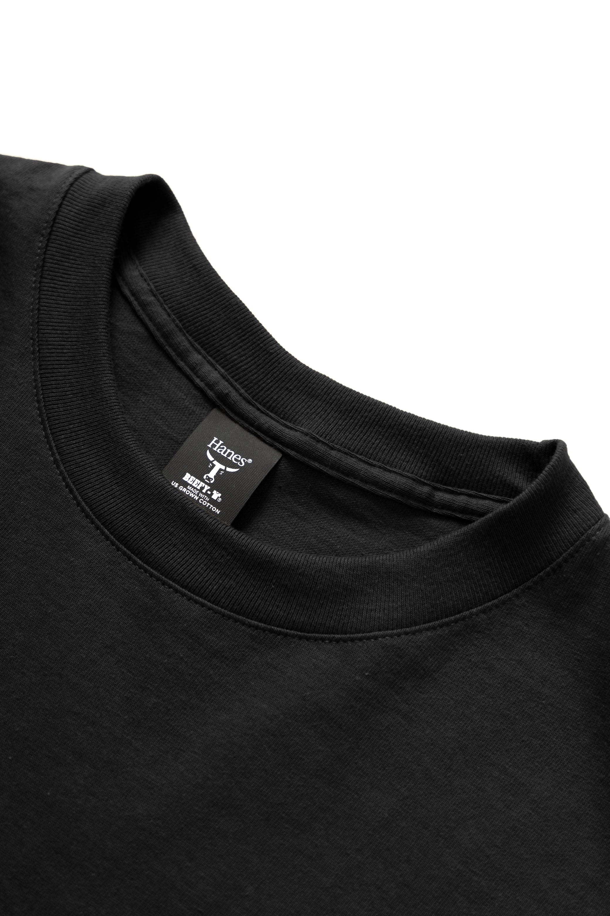 Hanes - Oversized Beefy-T 6oz T-Shirt - Black – Blacksmith Store