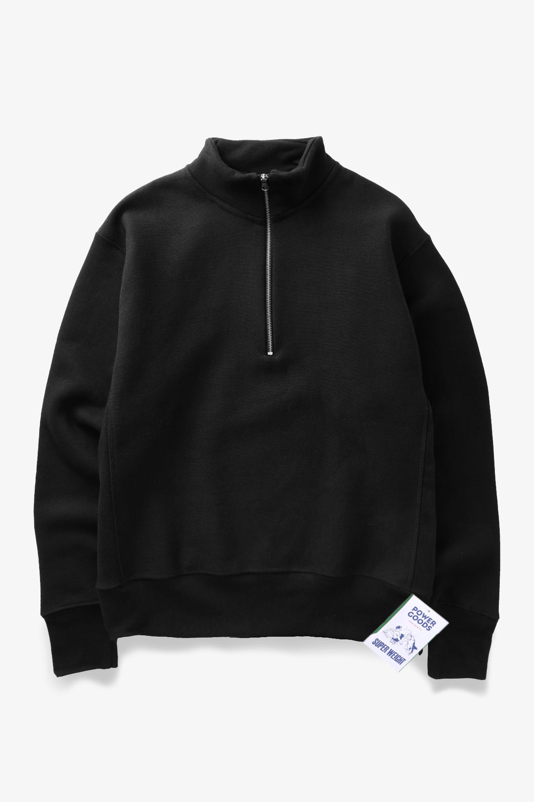 Power Goods - Super Weight Quarter Zip - Black