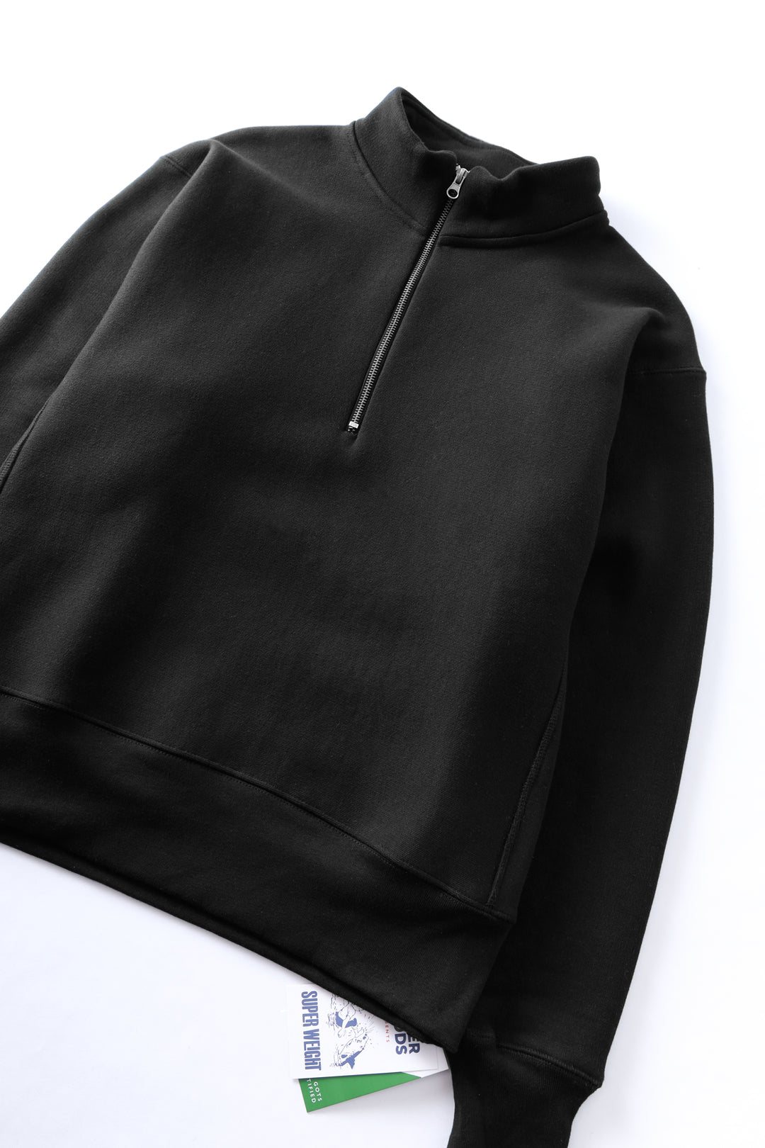 Power Goods - Super Weight Quarter Zip - Black