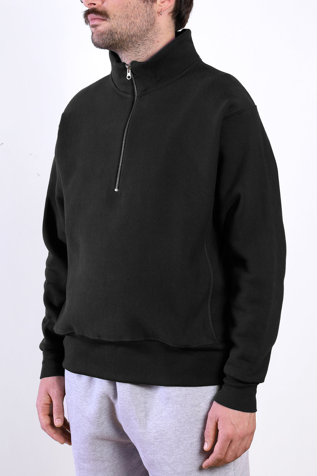 Power Goods - Super Weight Quarter Zip - Black