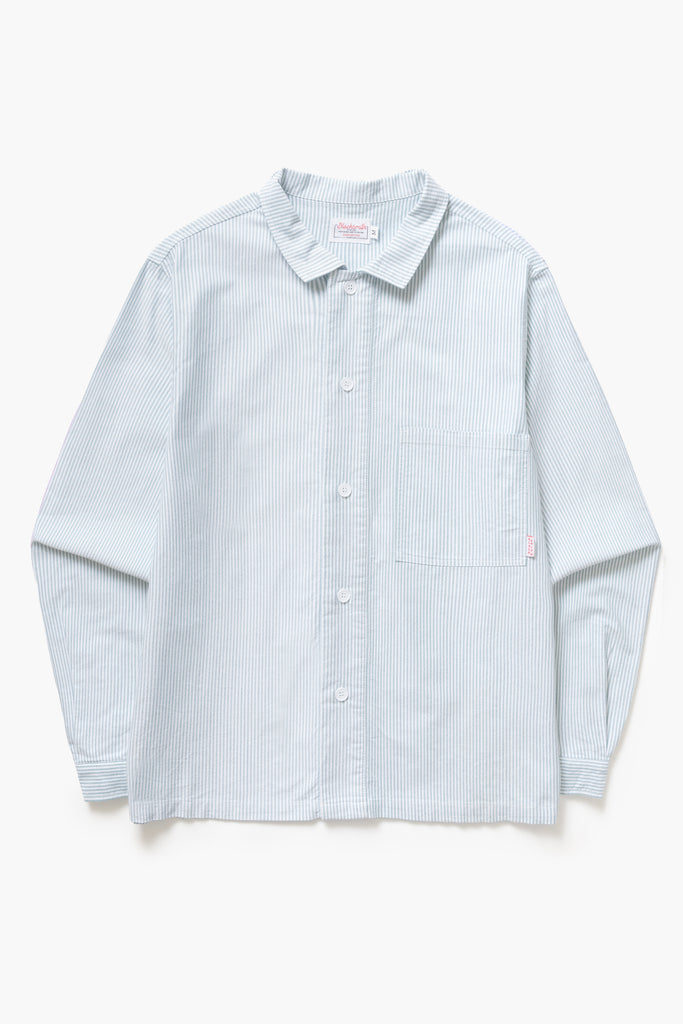 Blacksmith - 'Boxford' Utility Shirt - Green Stripe – Blacksmith Store
