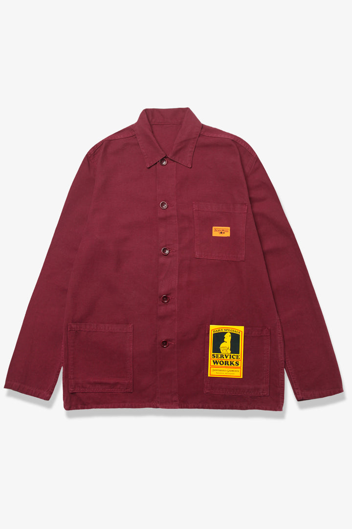 Service Works - Classic Chore Shirt - Burgundy