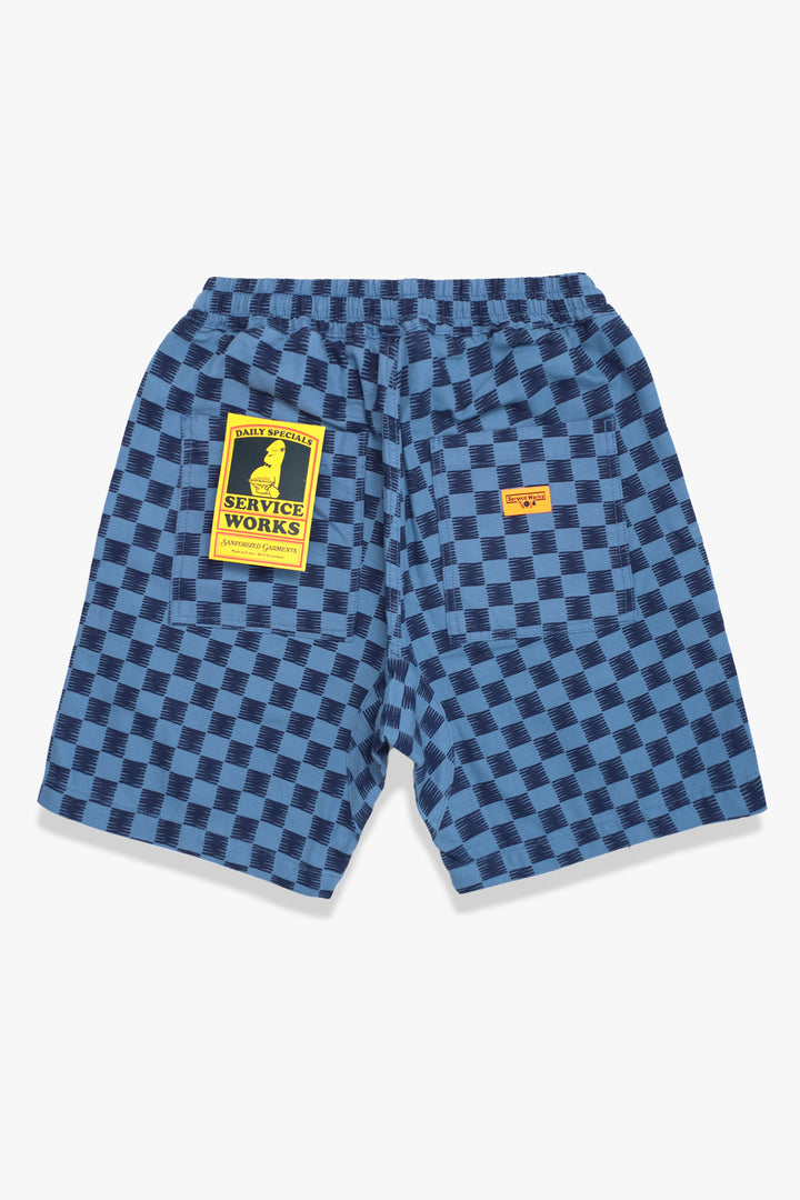 Service Works - Classic Chef Shorts - Blue Checker