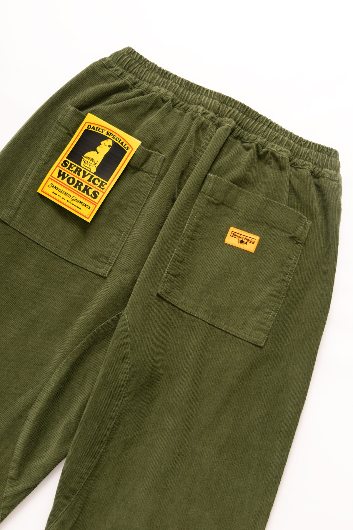 Service Works - Corduroy Chef Pants - Olive – Blacksmith Store
