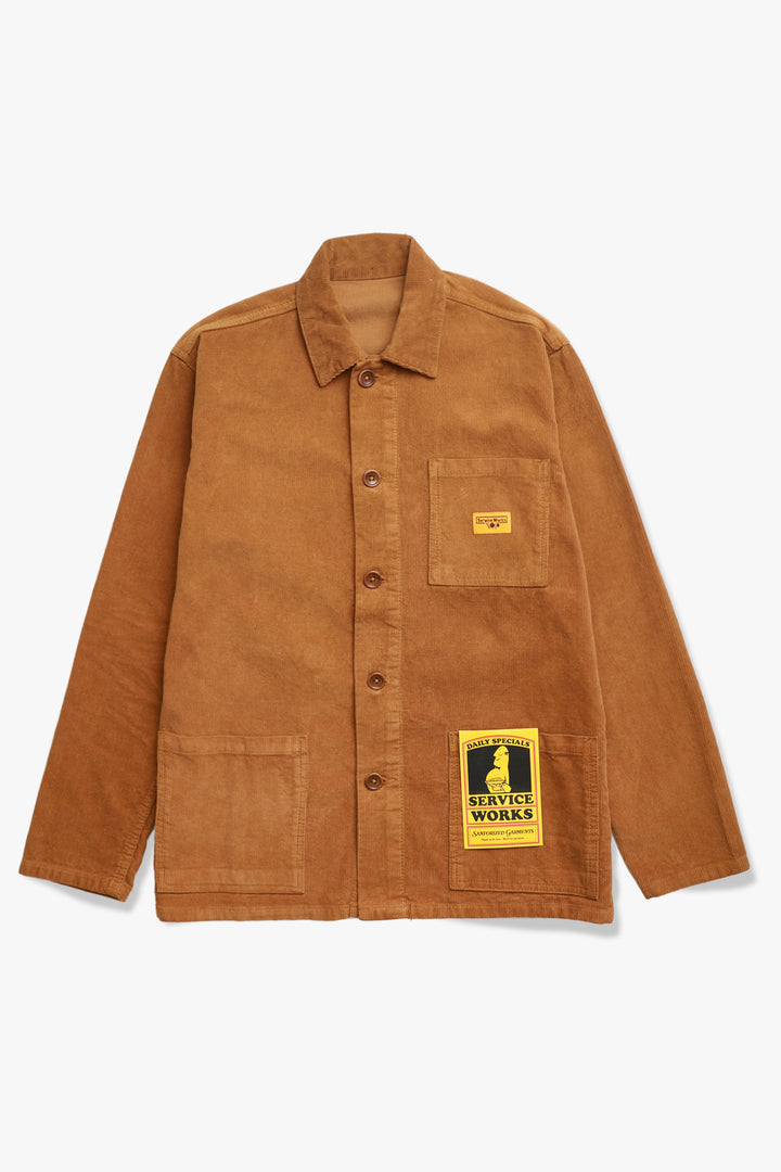 Service Works - Corduroy Chore Shirt - Pecan
