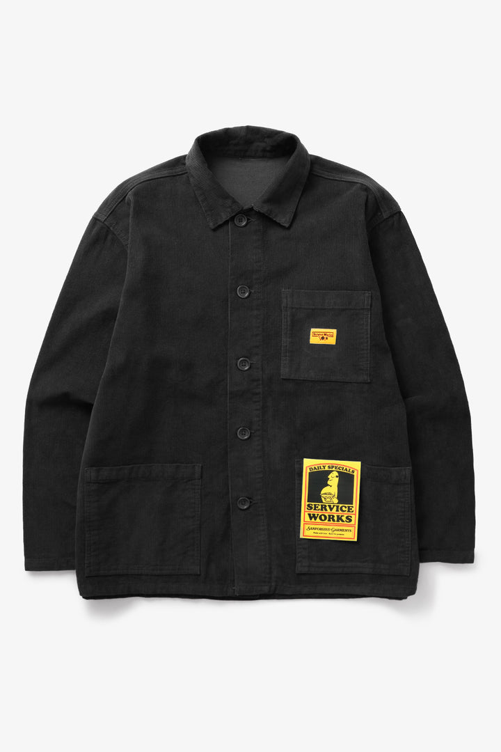 Service Works - Corduroy Chore Shirt - Black