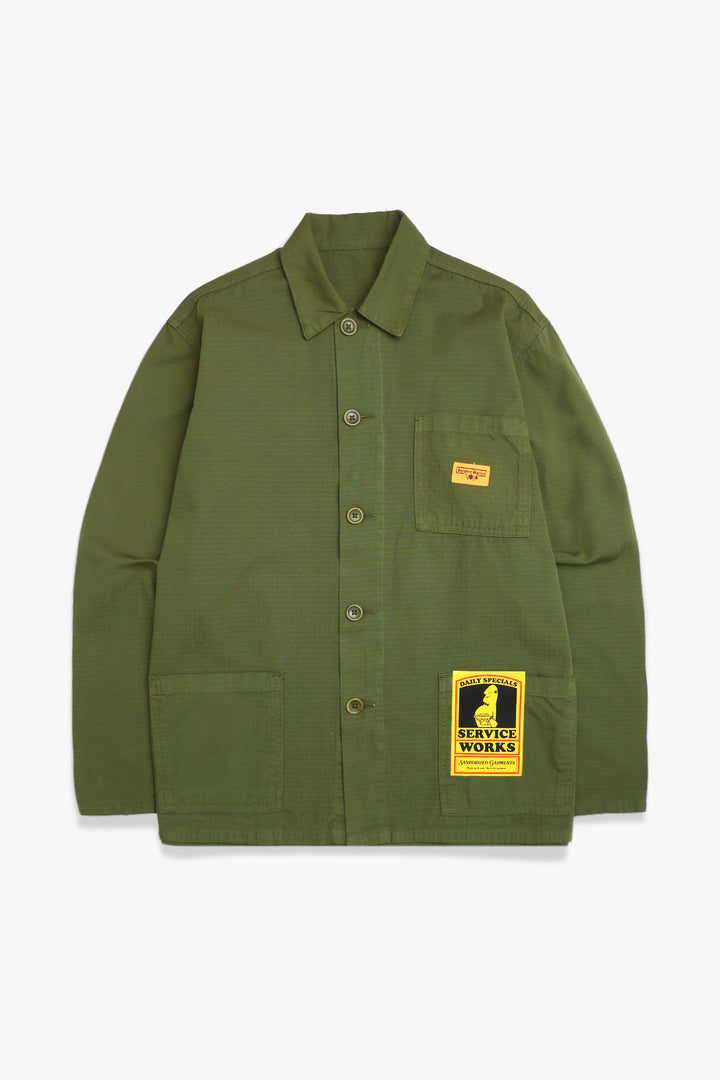 Service Works - Ripstop Chore Shirt- Pesto
