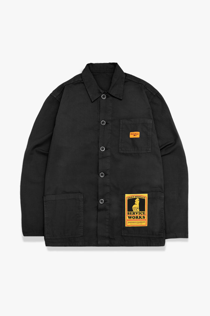 Service Works - Ripstop Chore Shirt - Black