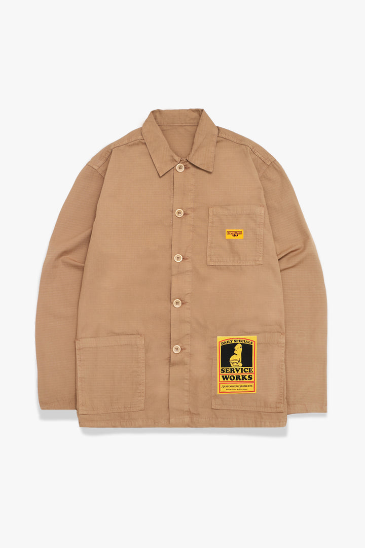 Service Works - Ripstop Coverall Jacket - Mink