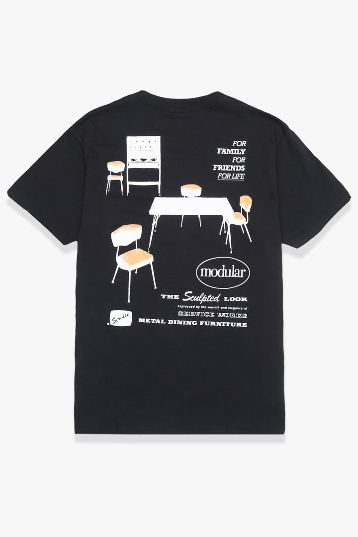 Service Works - Dining Set Tee - Black