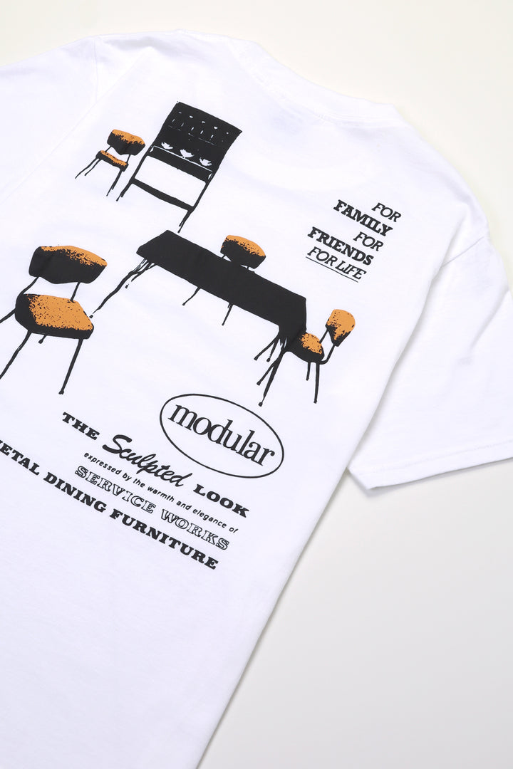 Service Works - Dining Set Tee - White