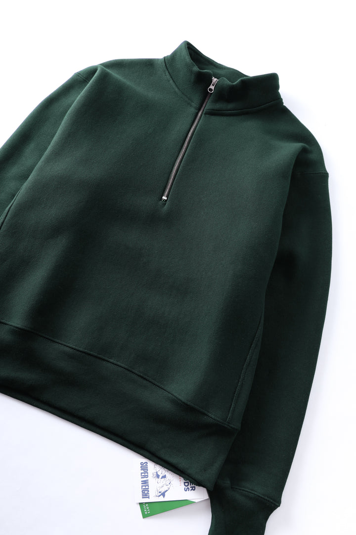 Power Goods - Super Weight Quarter Zip - Forest Green