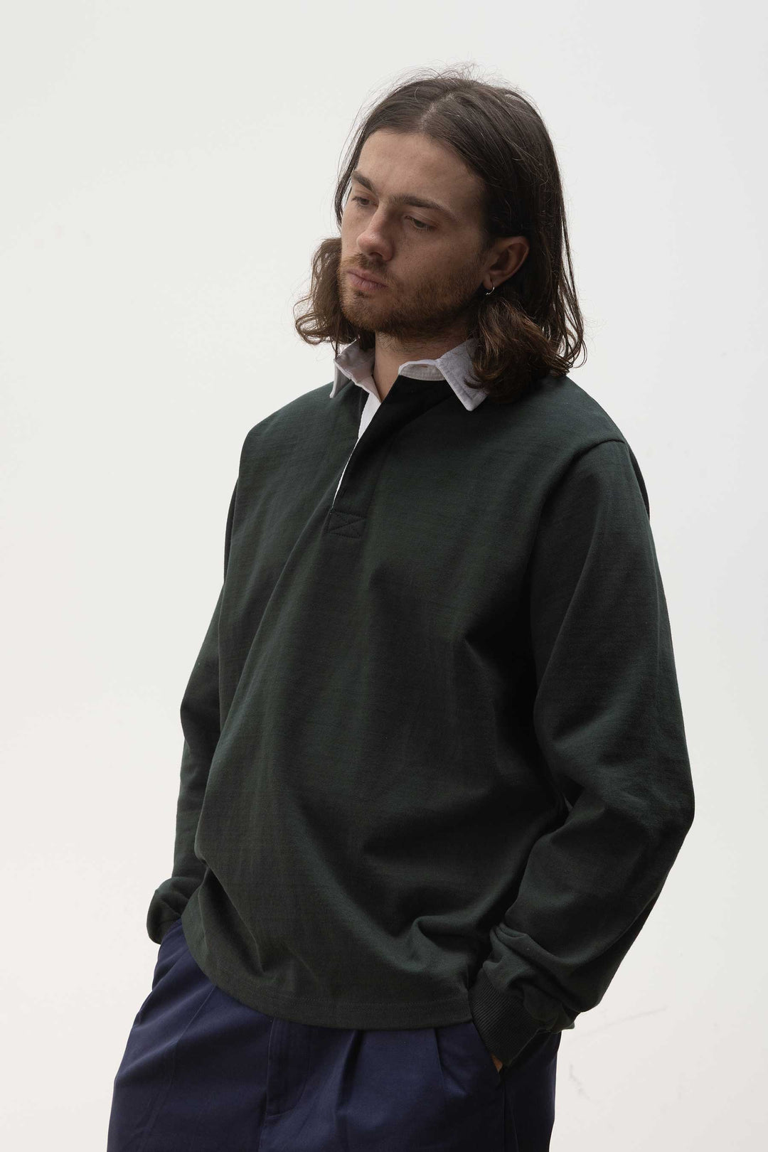 Opensider - Classic Rugby Shirt - Forest