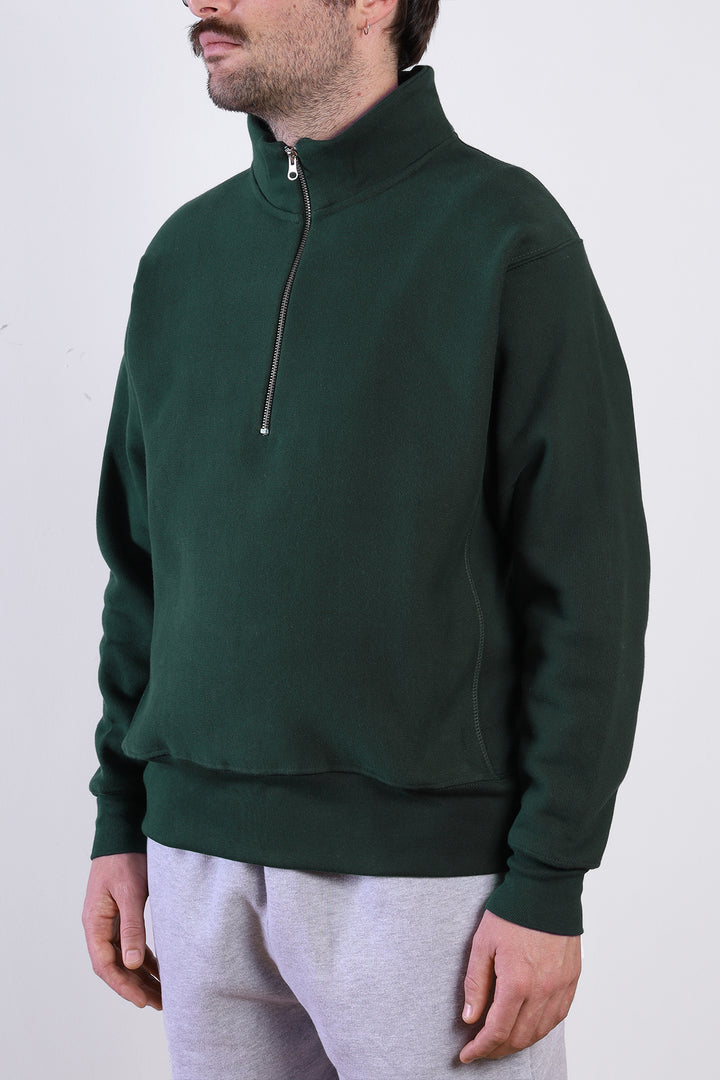 Power Goods - Super Weight Quarter Zip - Forest Green