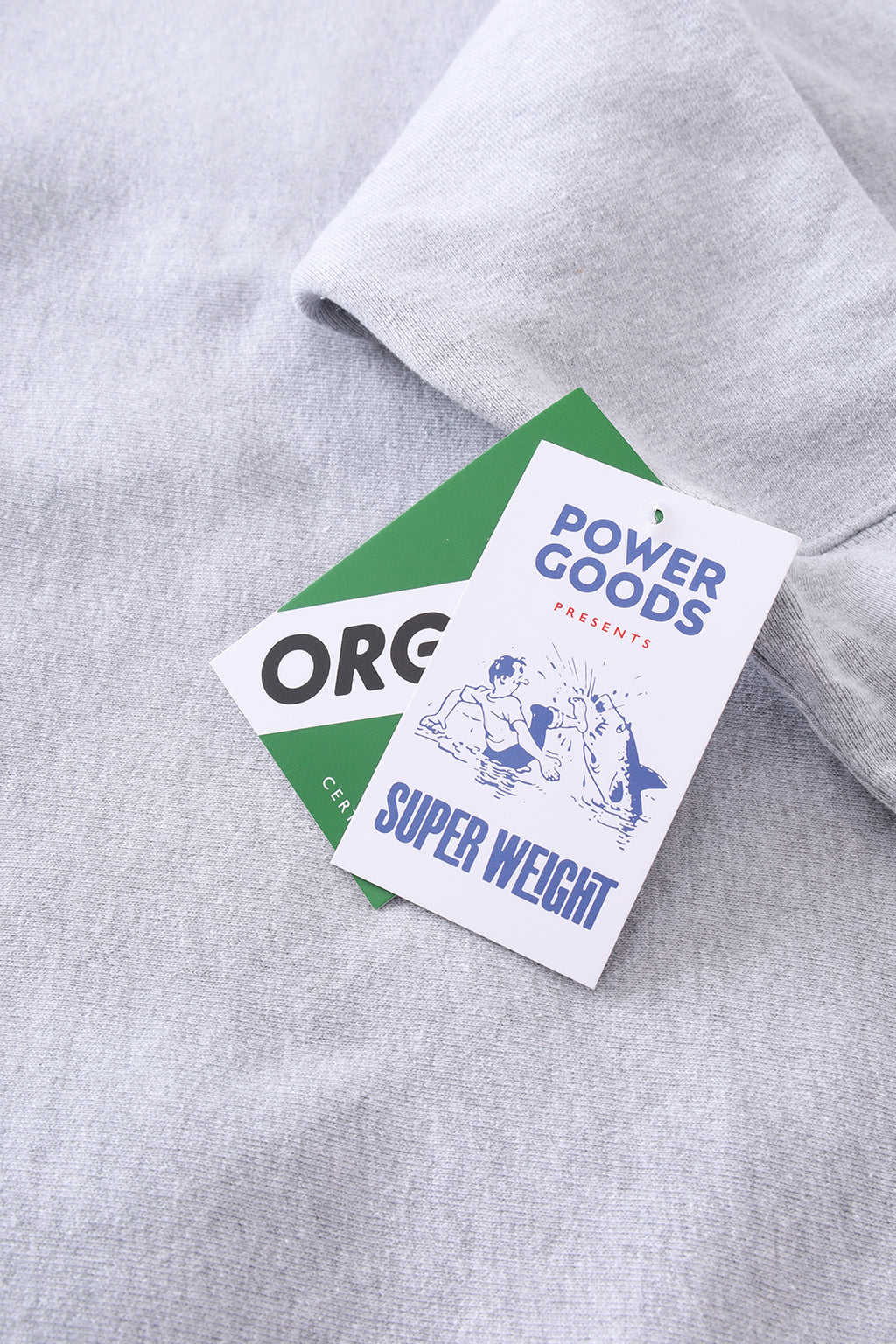 Power Goods - Super Weight Crewneck - Heather Grey