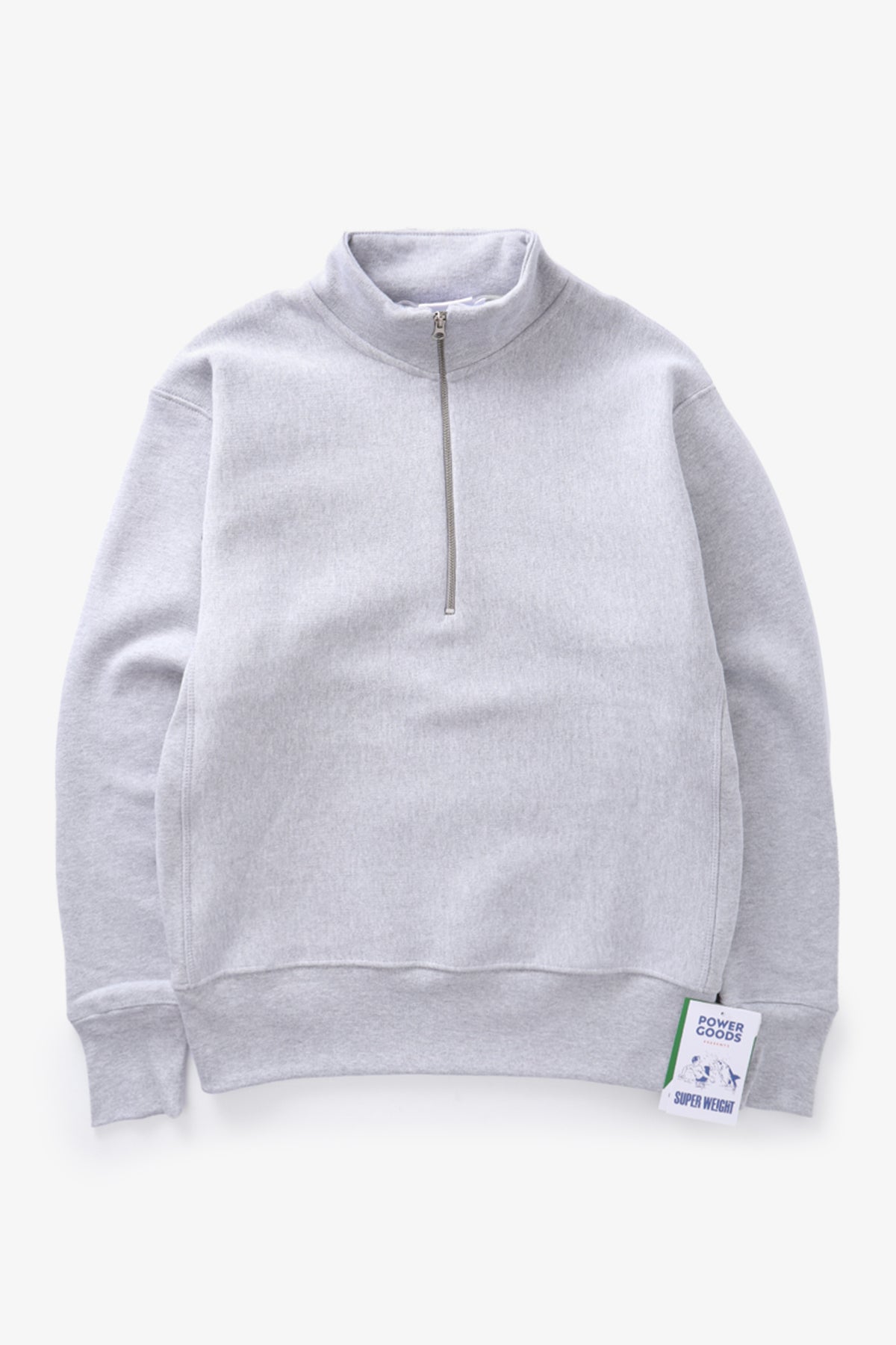 Power Goods Super Weight Quarter Zip Heather Grey Blacksmith Store