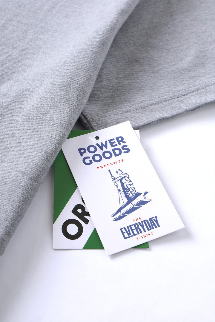Power Goods - Everyday Tee - Heather Grey