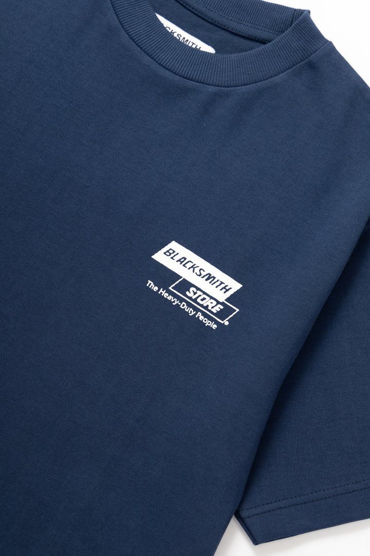 Blacksmith - Heavy Duty People Tee - Navy