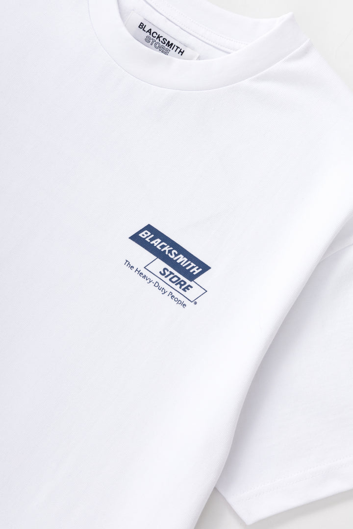 Blacksmith - Heavy Duty People Tee - White