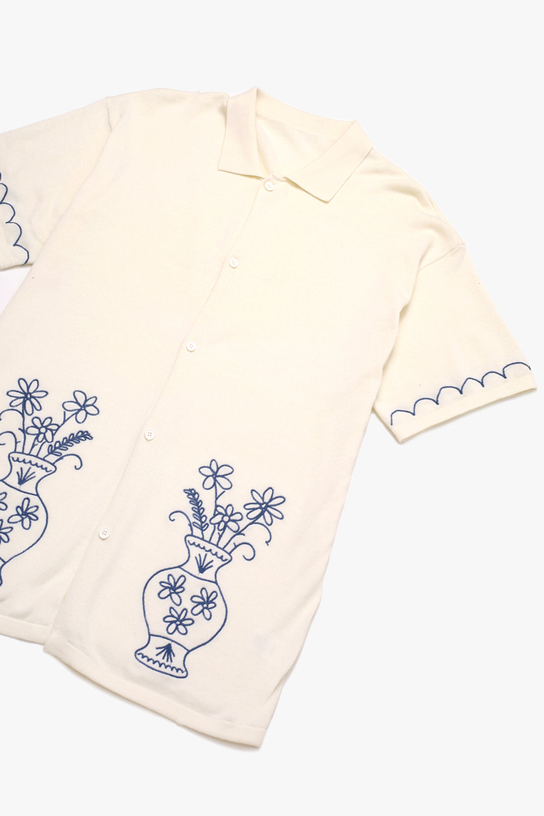 Service Works - Knitted Vase Shirt - Off White