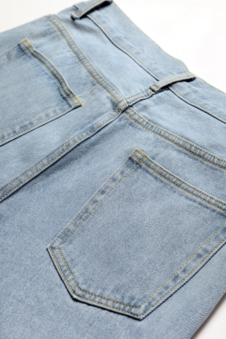 TRS - Washed Jeans - Light Blue