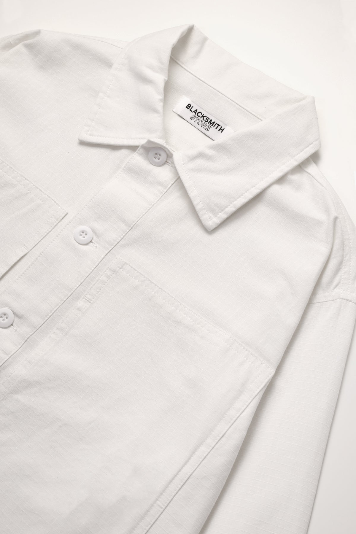 Blacksmith - Ripstop Military Popover - White