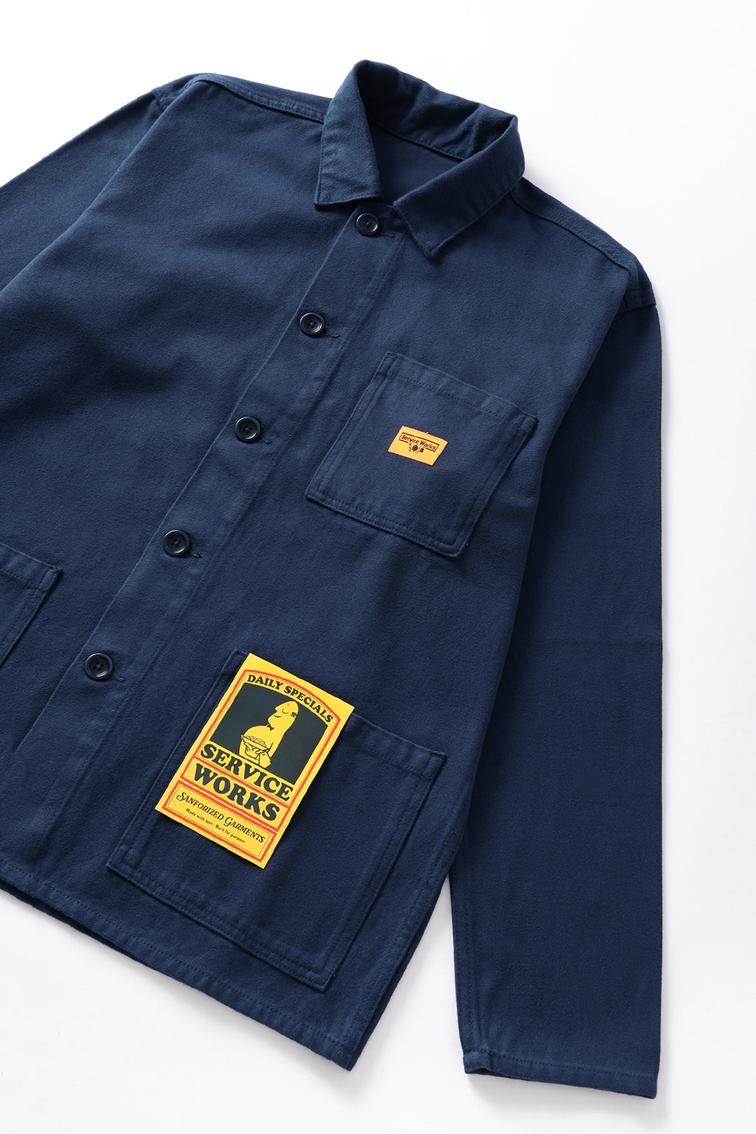 Service Works - Moleskin Chore Shirt - Navy