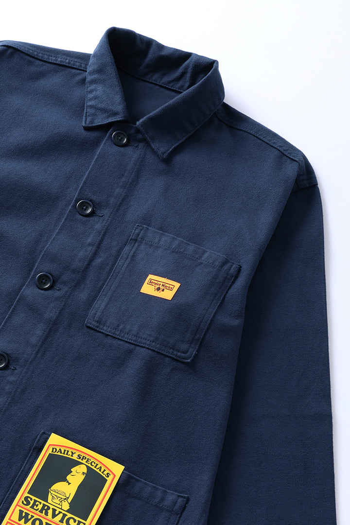 Service Works - Moleskin Chore Shirt - Navy