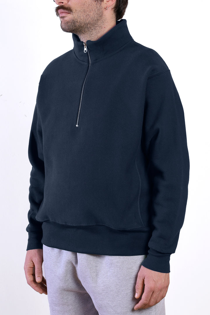 Power Goods - Super Weight Quarter Zip - Navy Blue