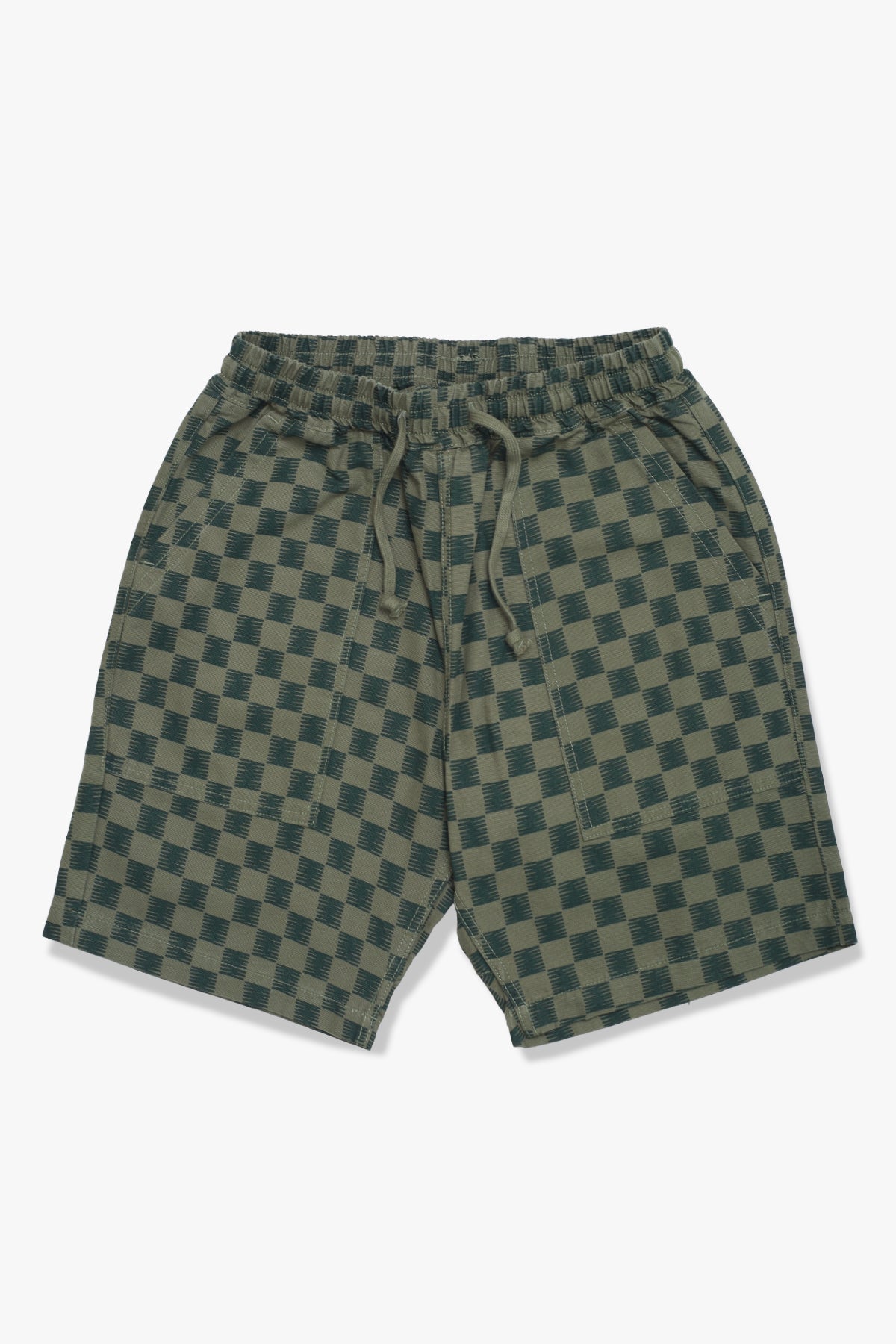 Service Works - Classic Chef Shorts - Green Checker