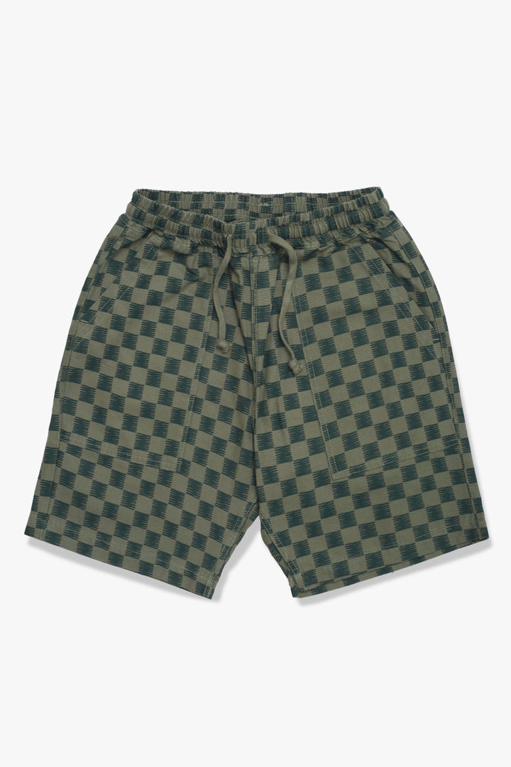 Service Works - Classic Chef Shorts - Green Checker