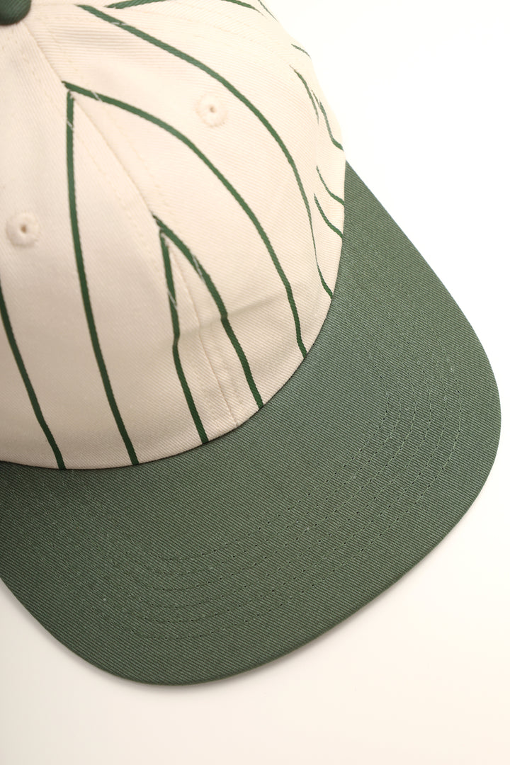 Power Goods - Perfect 6 Panel Cap - Striped Green