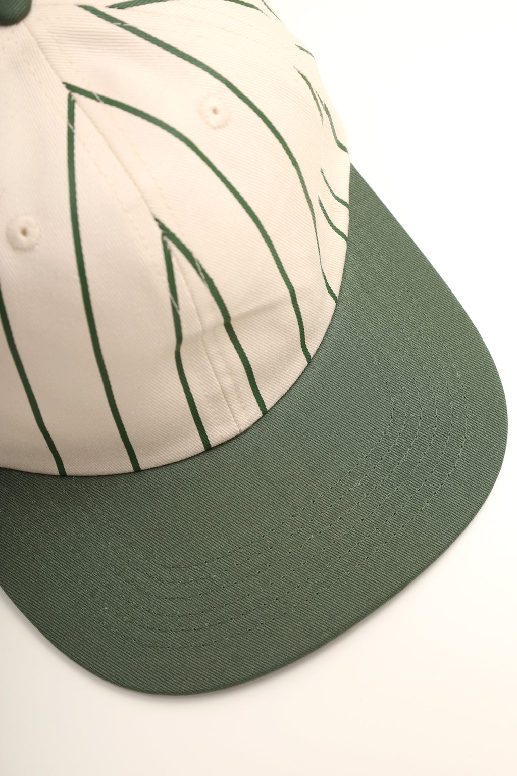 Power House - Perfect 6-Panel Cap - Striped Green