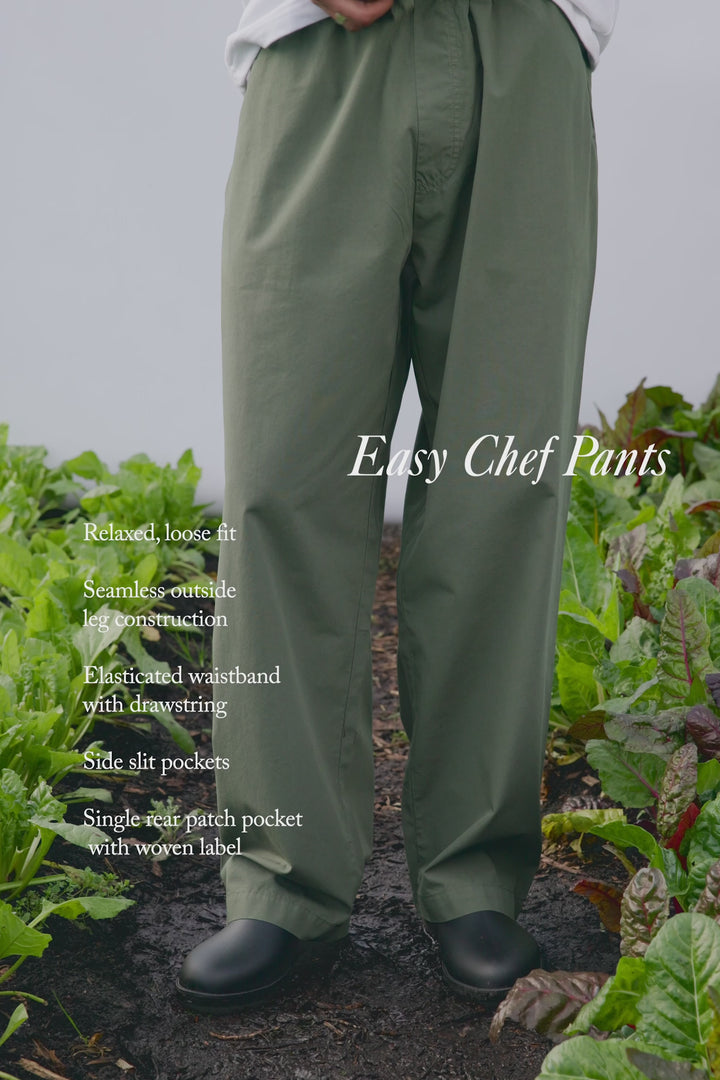 Service Works -  Patterned Easy Chef Pants - Black Leopard
