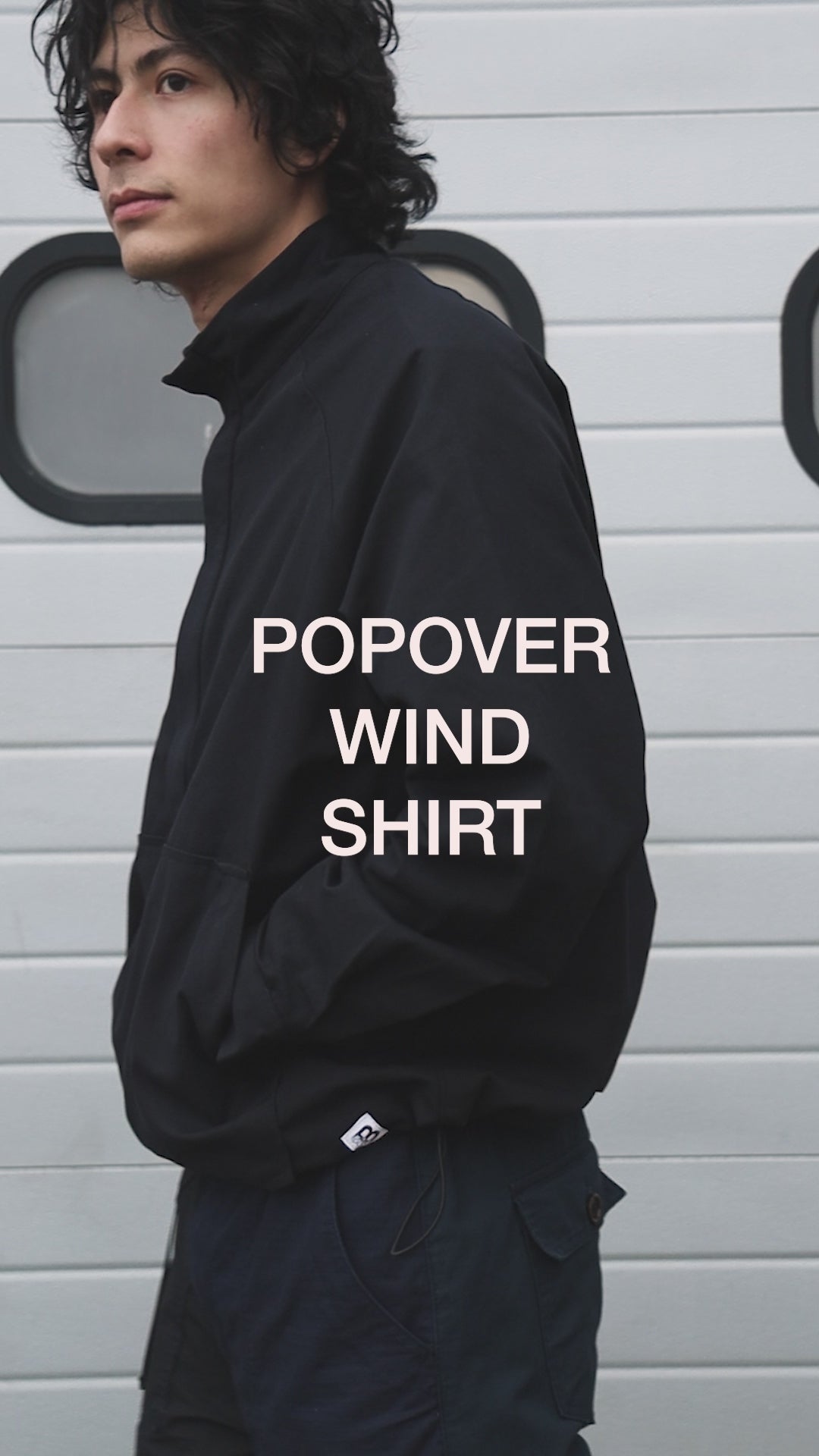 Blacksmith - Popover Wind Shirt - Black