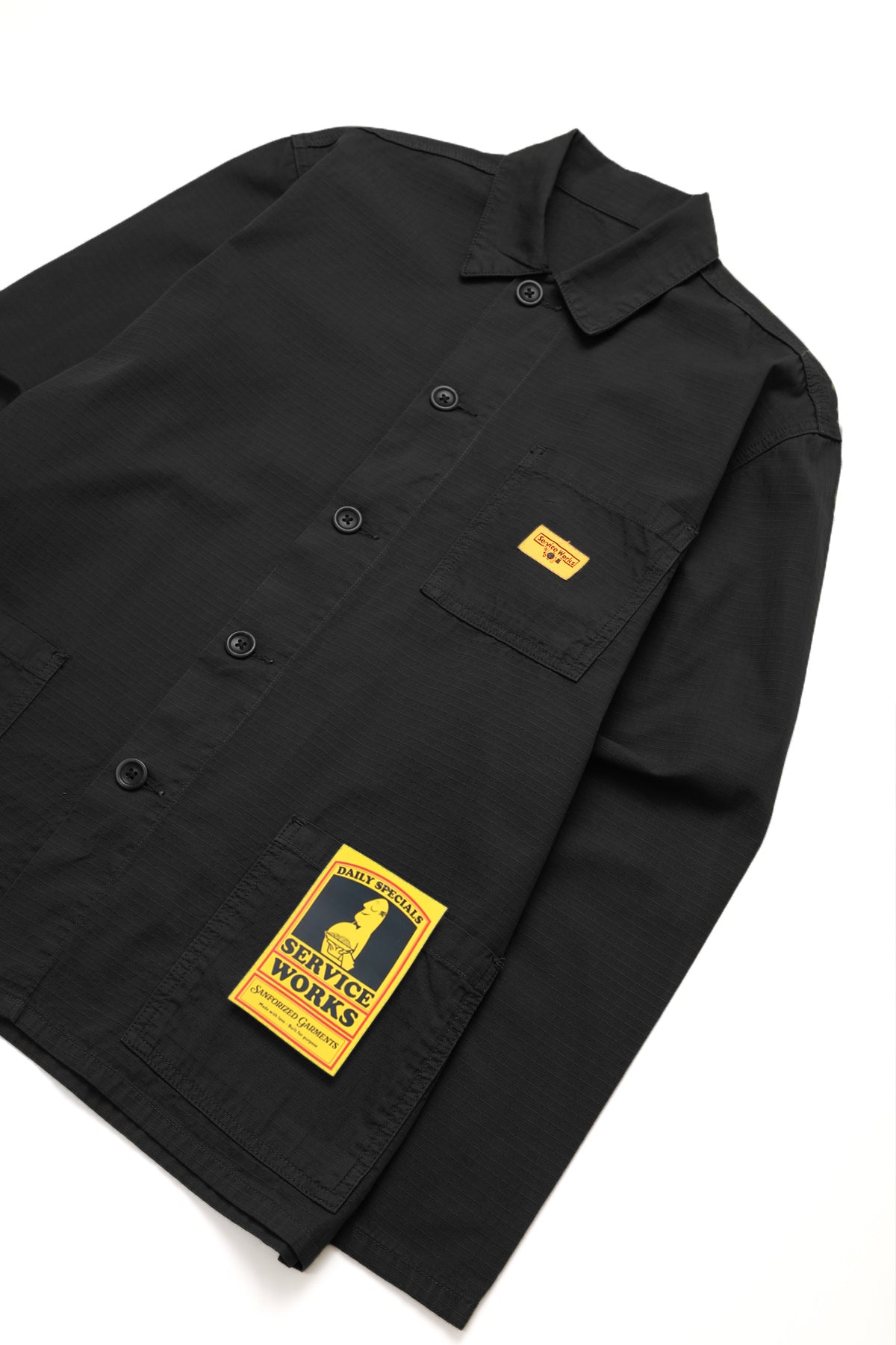 Service Works - Ripstop Chore Shirt - Black – Blacksmith Store