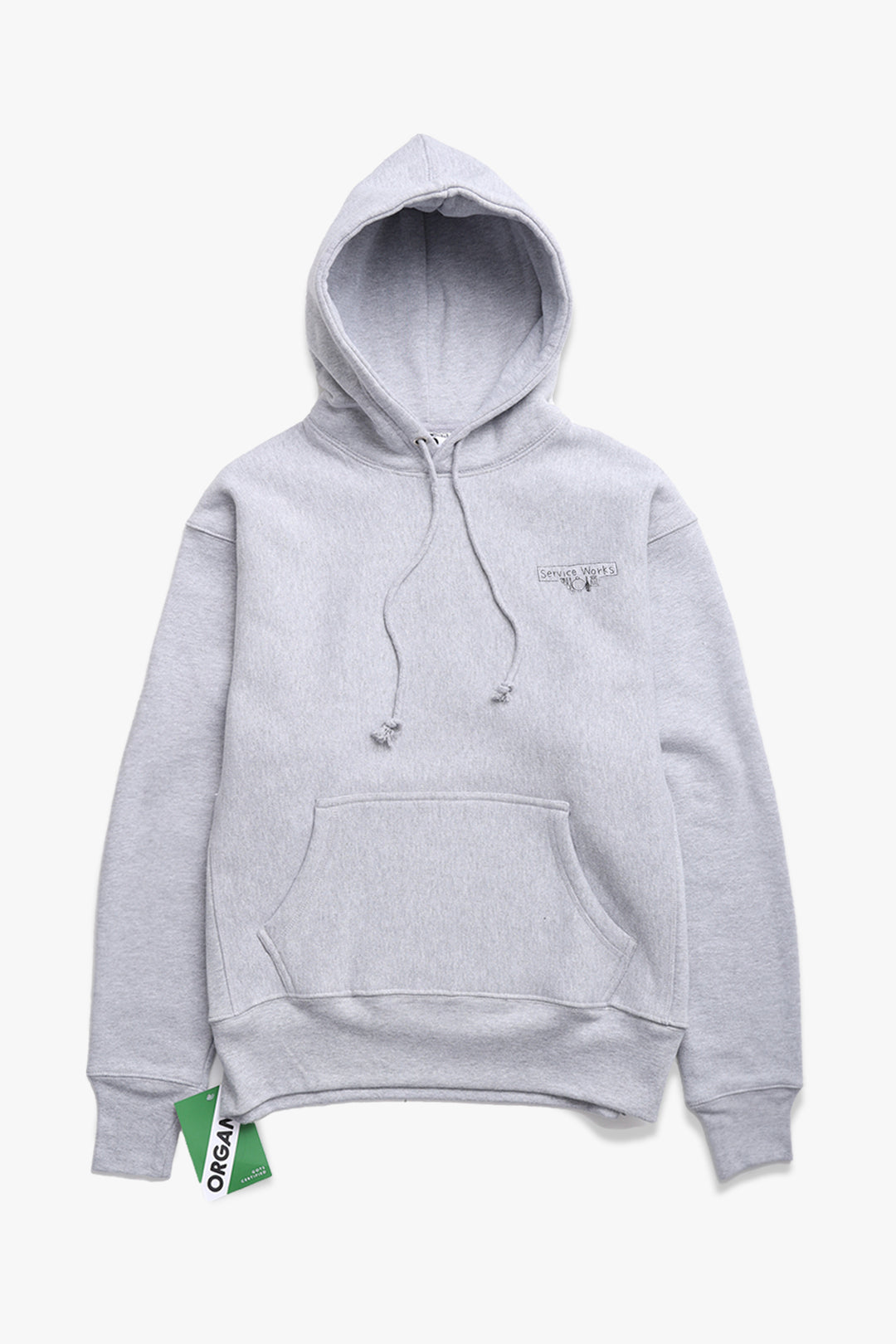 Service Works - 12oz Scribble Logo Hoodie - Grey